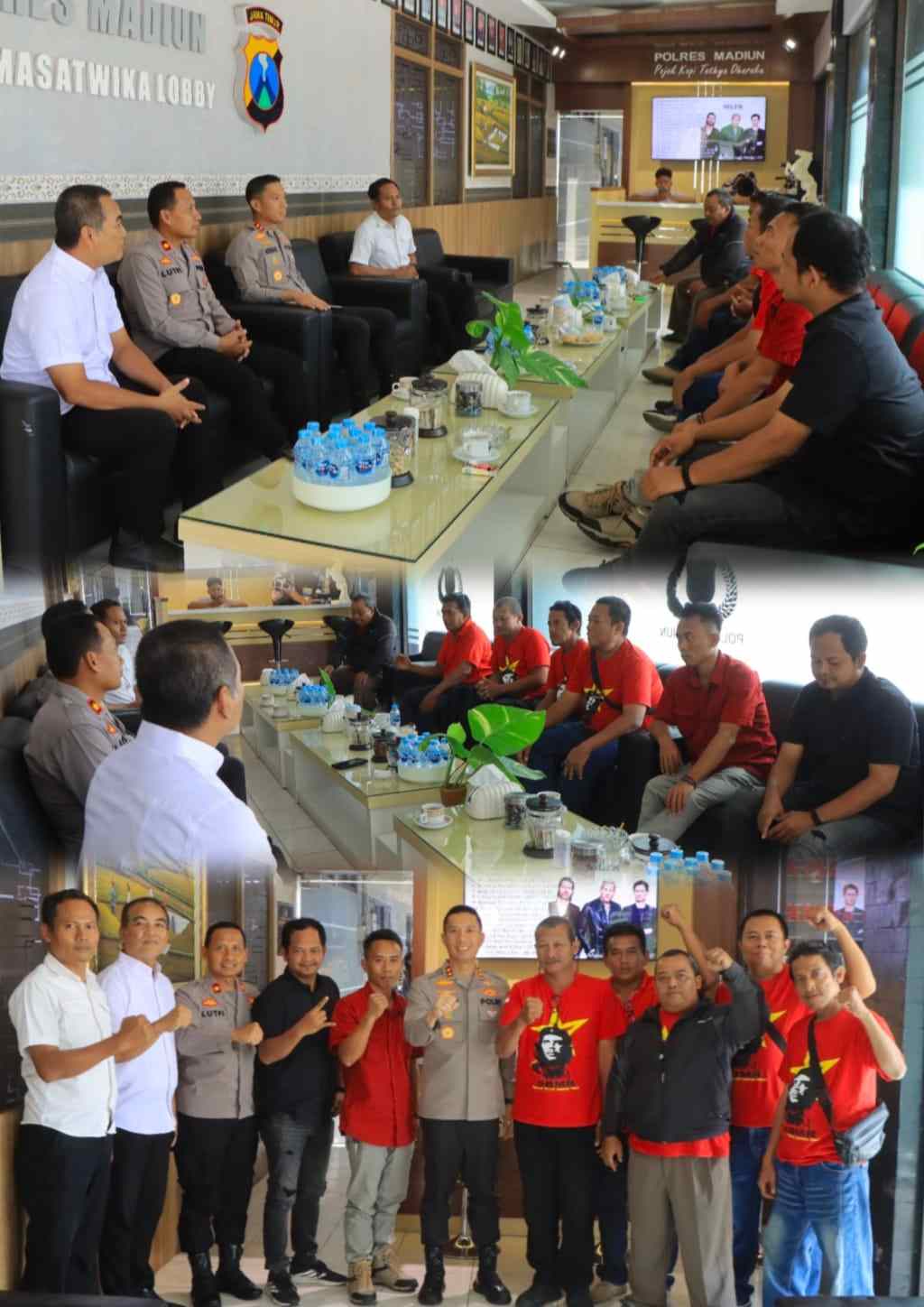 Jaga Kondusivitas Menjelang May Day, Kapolres Madiun Rangkul Serikat Buruh Lewat Dialog Humanis