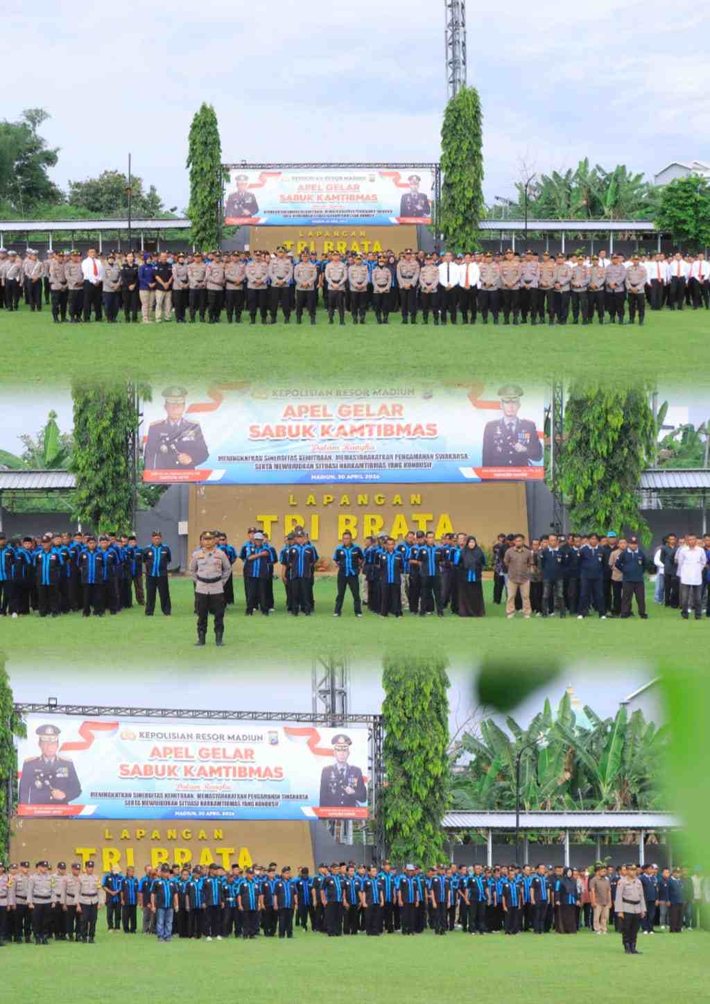 Polres Madiun Gelar Apel Sabuk Kamtibmas, Perkuat Sinergitas dan Pengamanan Swakarsa