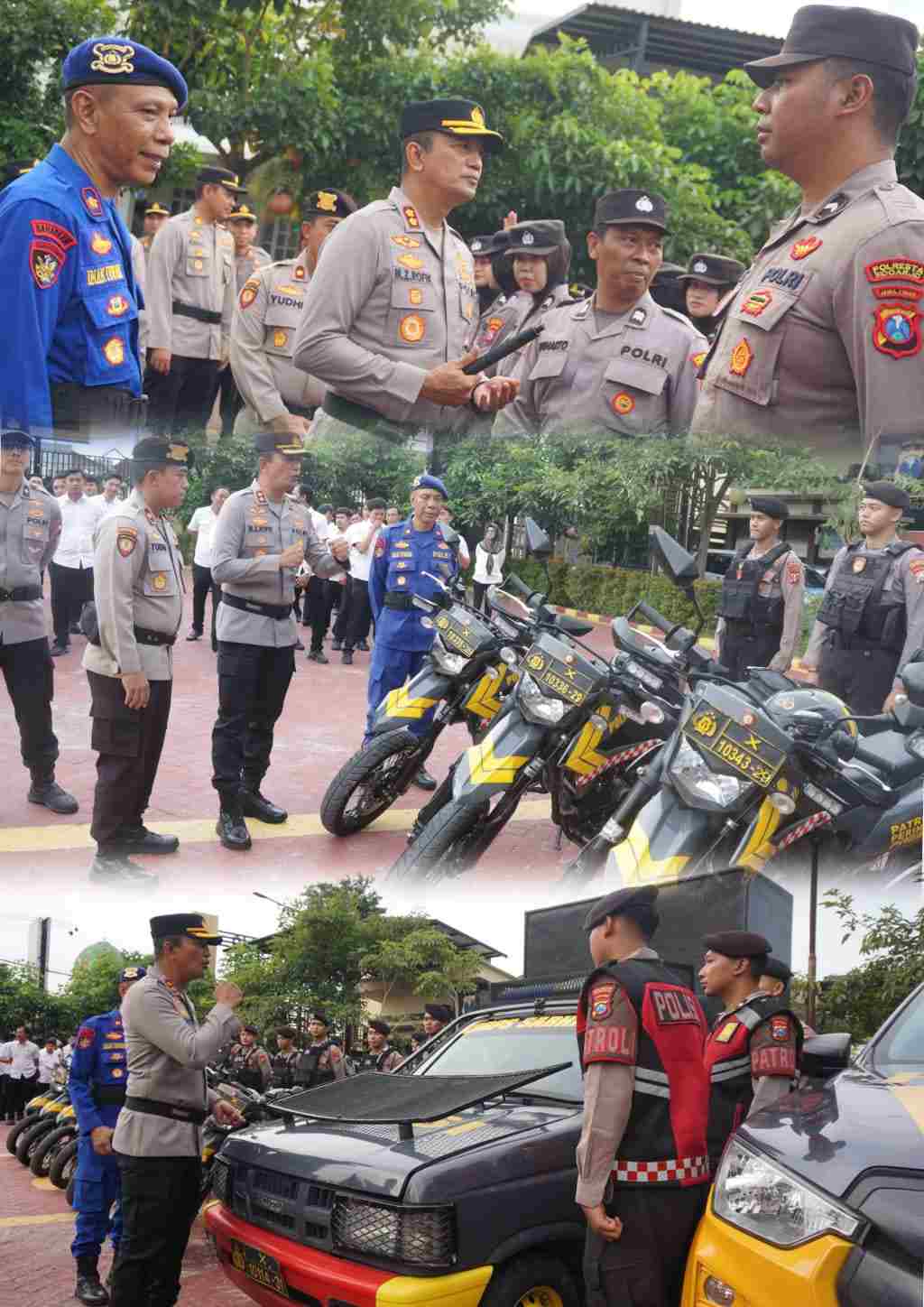 Polresta Sidoarjo Siagakan 1.200 Personel Pelayanan Pengamanan Hari Buruh 2026