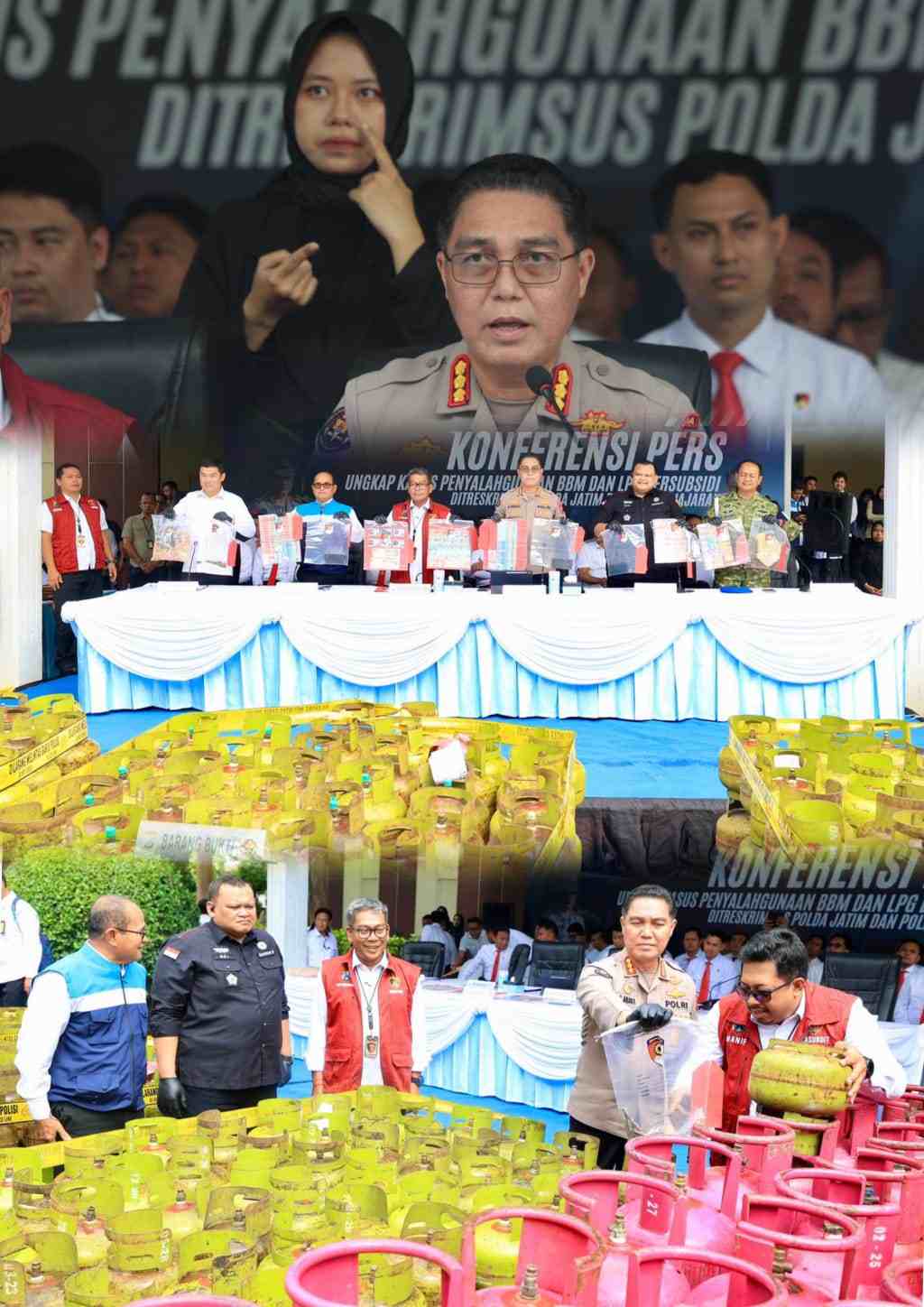 Polda Jatim Amankan 79 Tersangka Penyalahgunaan BBM dan LPG Bersubsidi