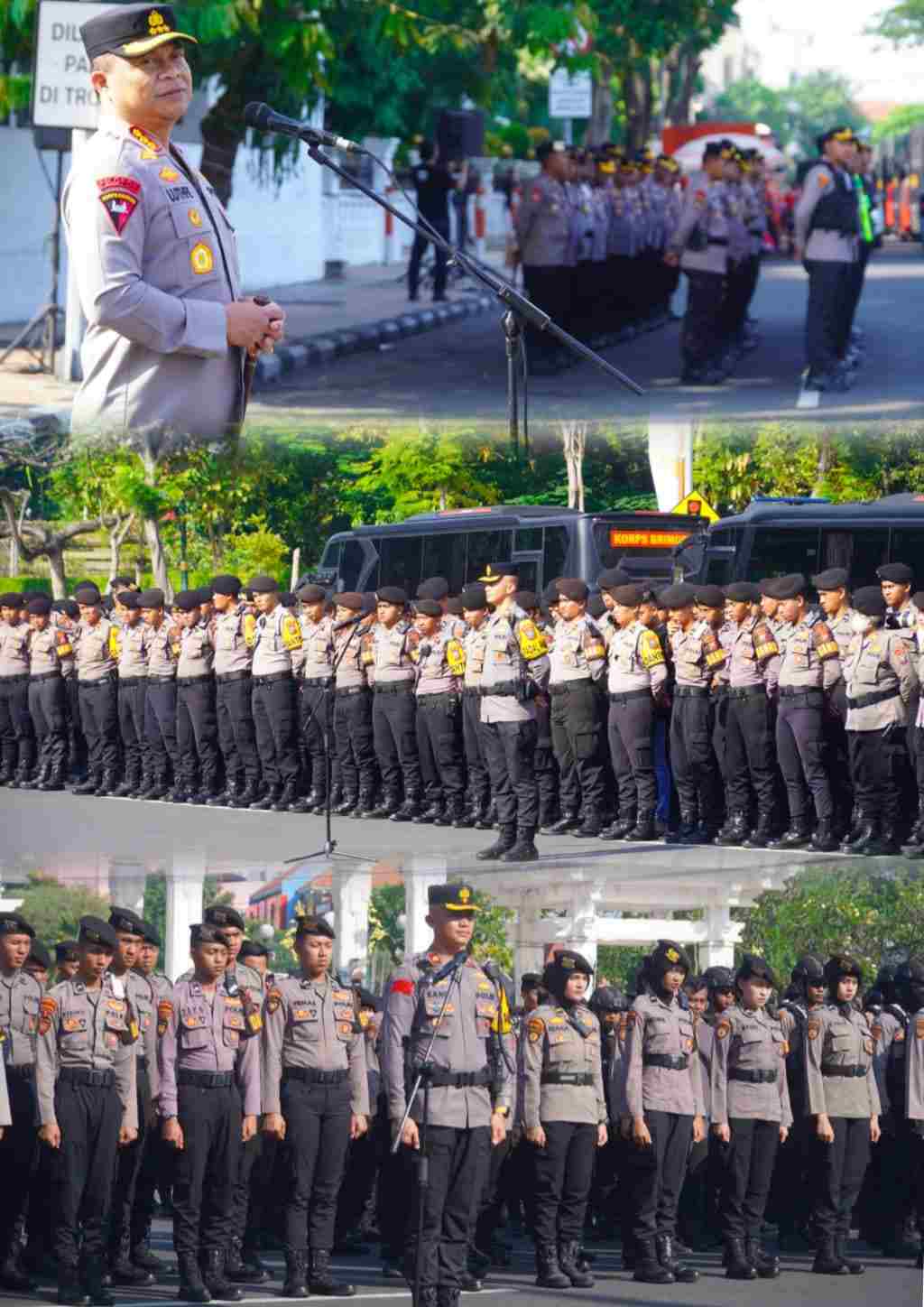 Polrestabes Surabaya Siagakan 3.670 Personel Pelayanan Pengamanan May Day 2026