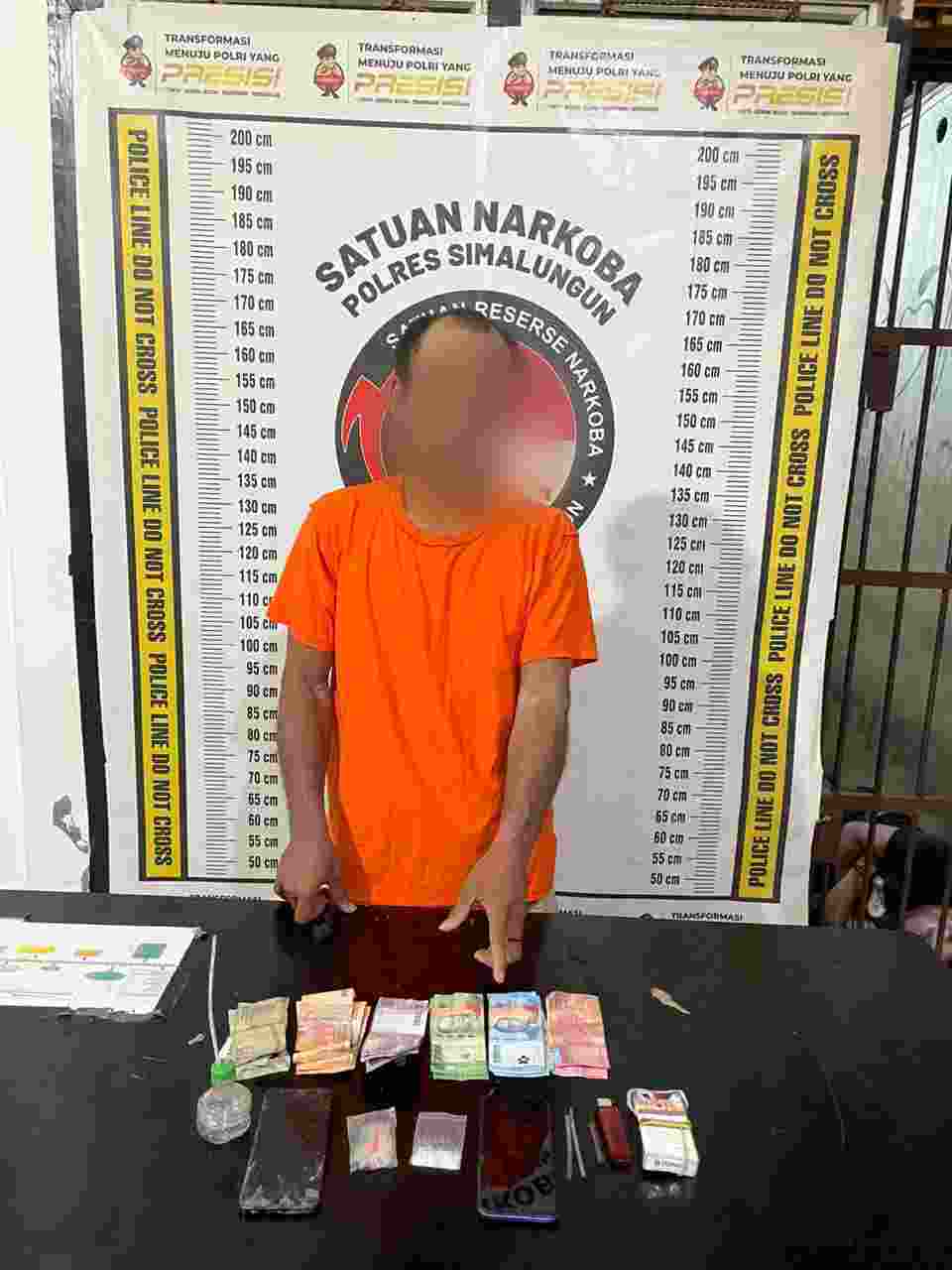 Tidak Berkutik! Bandar Sabu Dilipat Tim Polsek Raya Kahean Di Kebun Sawit, Sempat Melawan Dengan Gunting