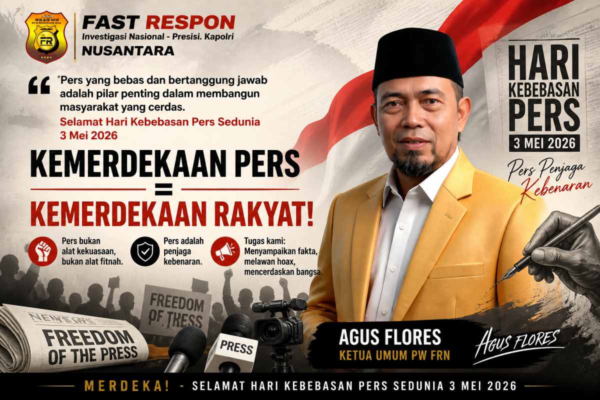 Agus Flores: Kebebasan Pers Bukan Sekadar Hak Wartawan, Tapi Hak Rakyat