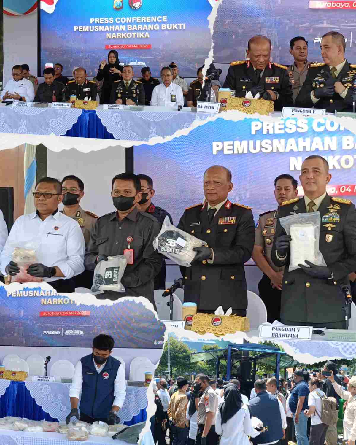 Zona Hitam Surabaya: Ketika Negara Memusnahkan Barang Bukti, Jaringan Narkoba Justru Makin Tak Terbendung