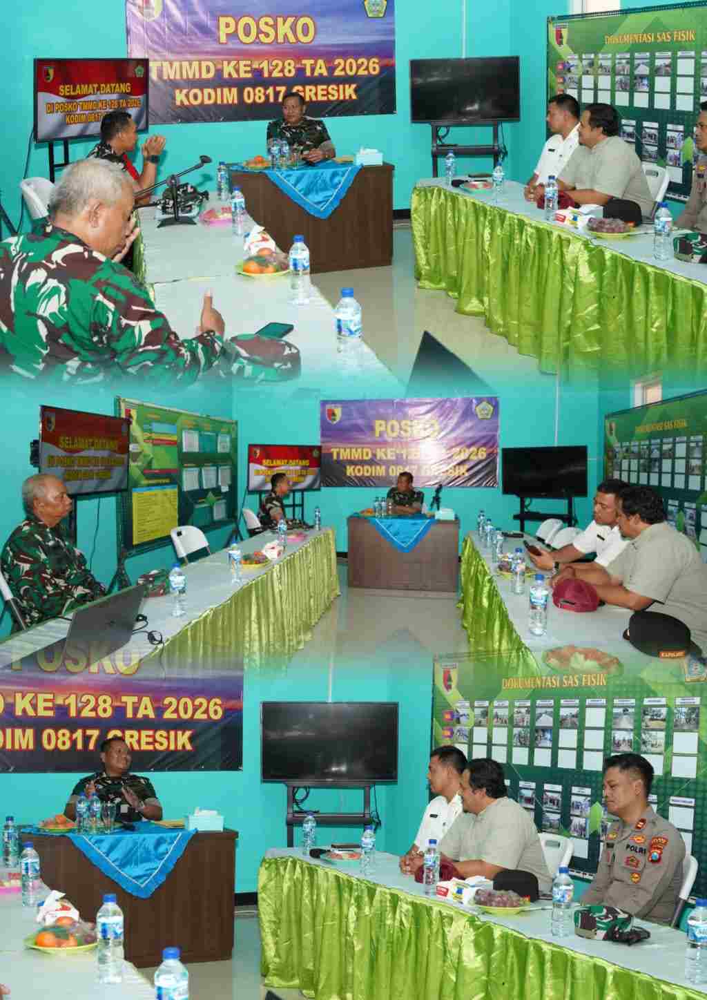 Danrem Tatap muka di Posko TMMD 128, Kebut progres pembangunan Desa Slempit 