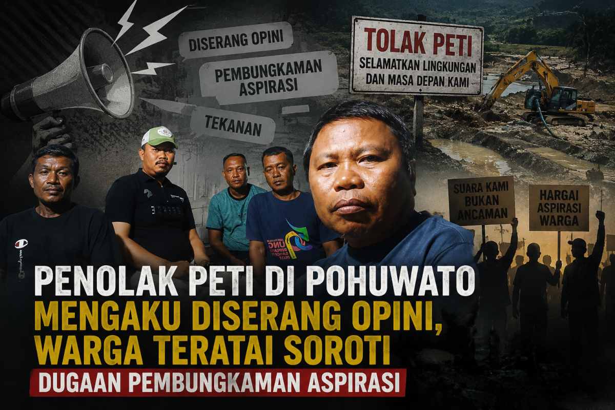 Penolak PETI di Pohuwato Mengaku Diserang Opini, Warga Teratai Soroti Dugaan Pembungkaman Aspirasi
