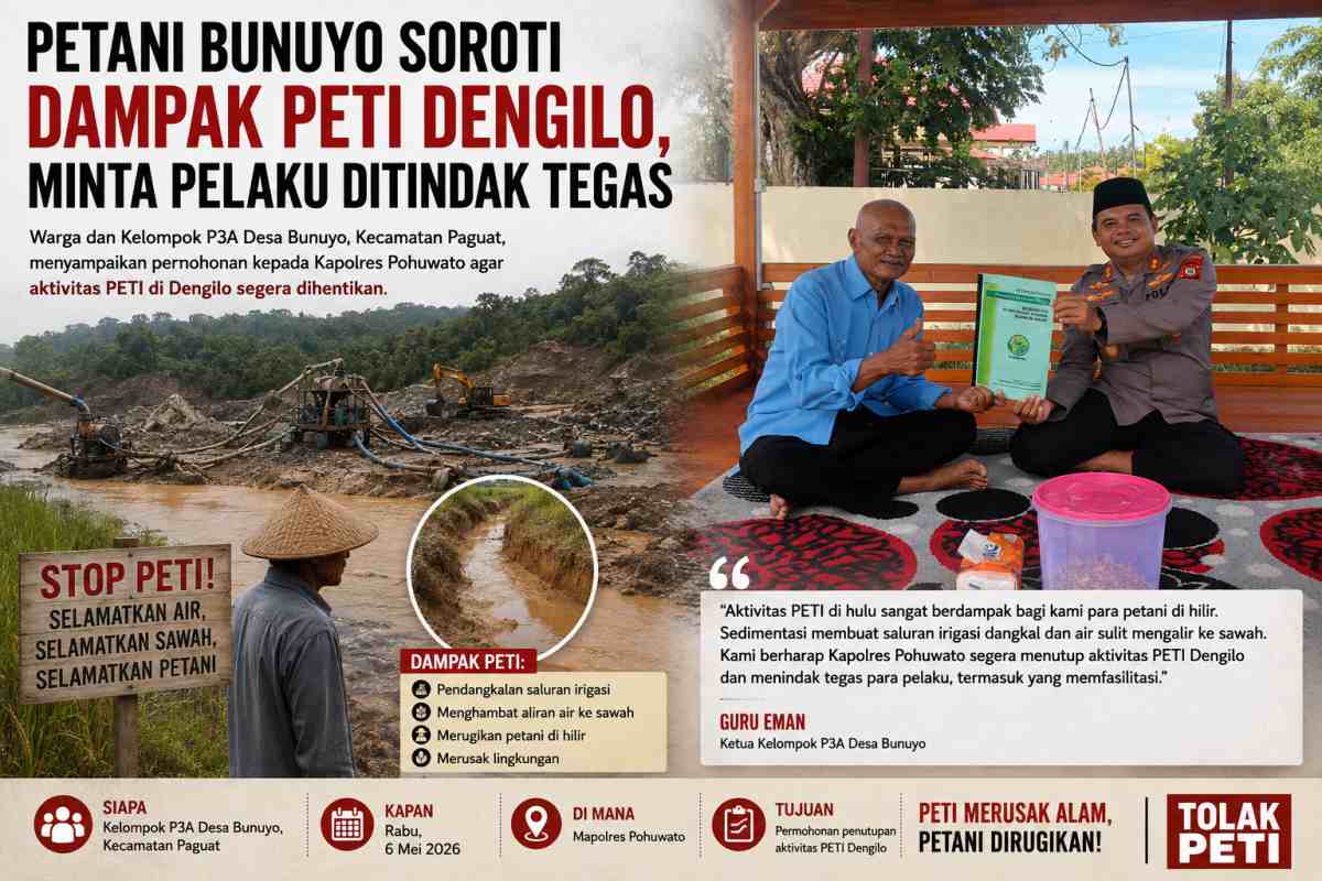 Kapolres Pohuwato Terima Permohonan Warga soal Penutupan PETI Dengilo