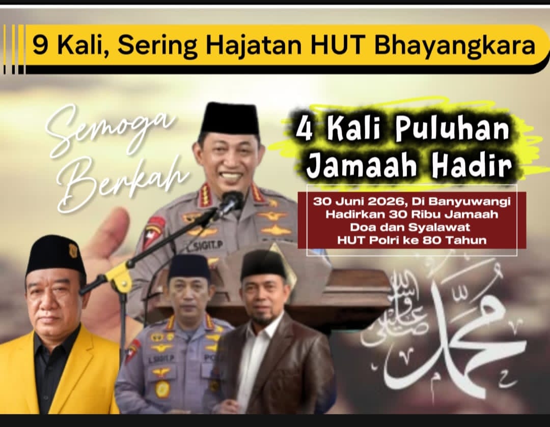 Doa Menggema Lintasi Nusantara, Ritual Spiritual HUT Polri Karya R. Mas Agus Rugiarto Siap Puncak 2026