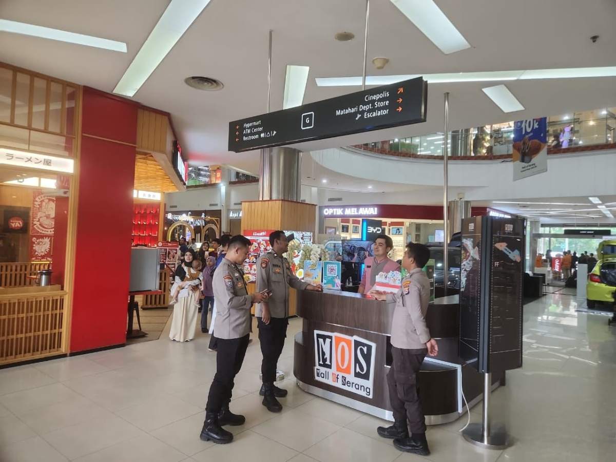 Polresta Serang Kota laksanakan pengamanan, Patroli Objek vital serta tempat keramaian dan wisata selama libur panjang Isa Almasih