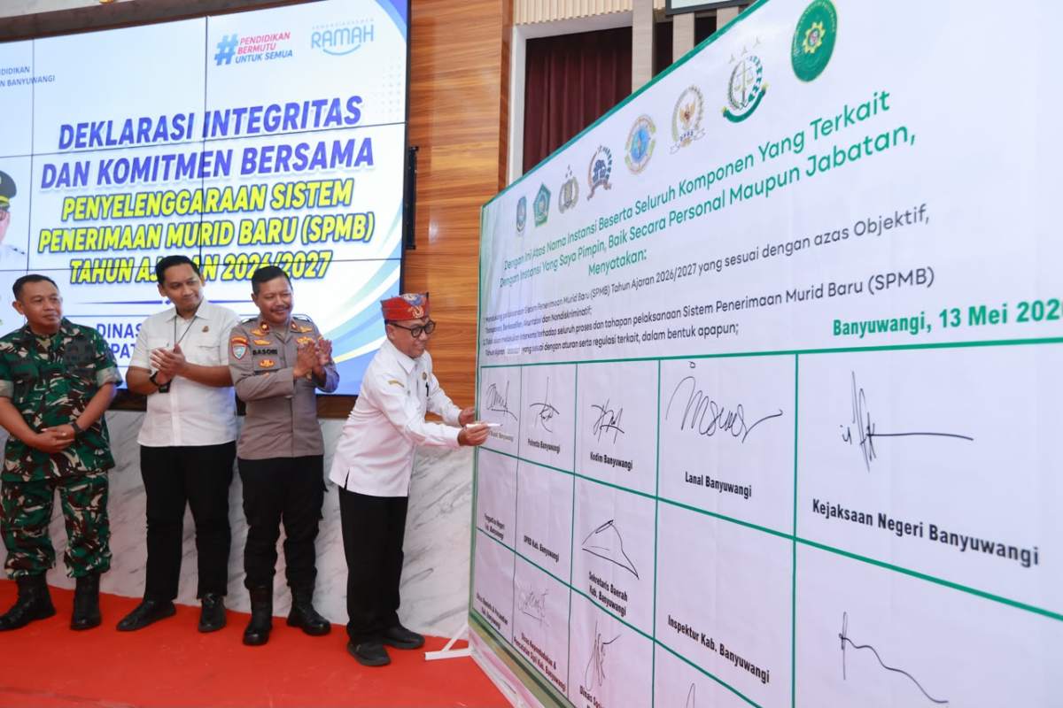 Persiapan Penerimaan Siswa Baru TA 2026, Wabup: Semua Anak Banyuwangi Wajib Sekolah