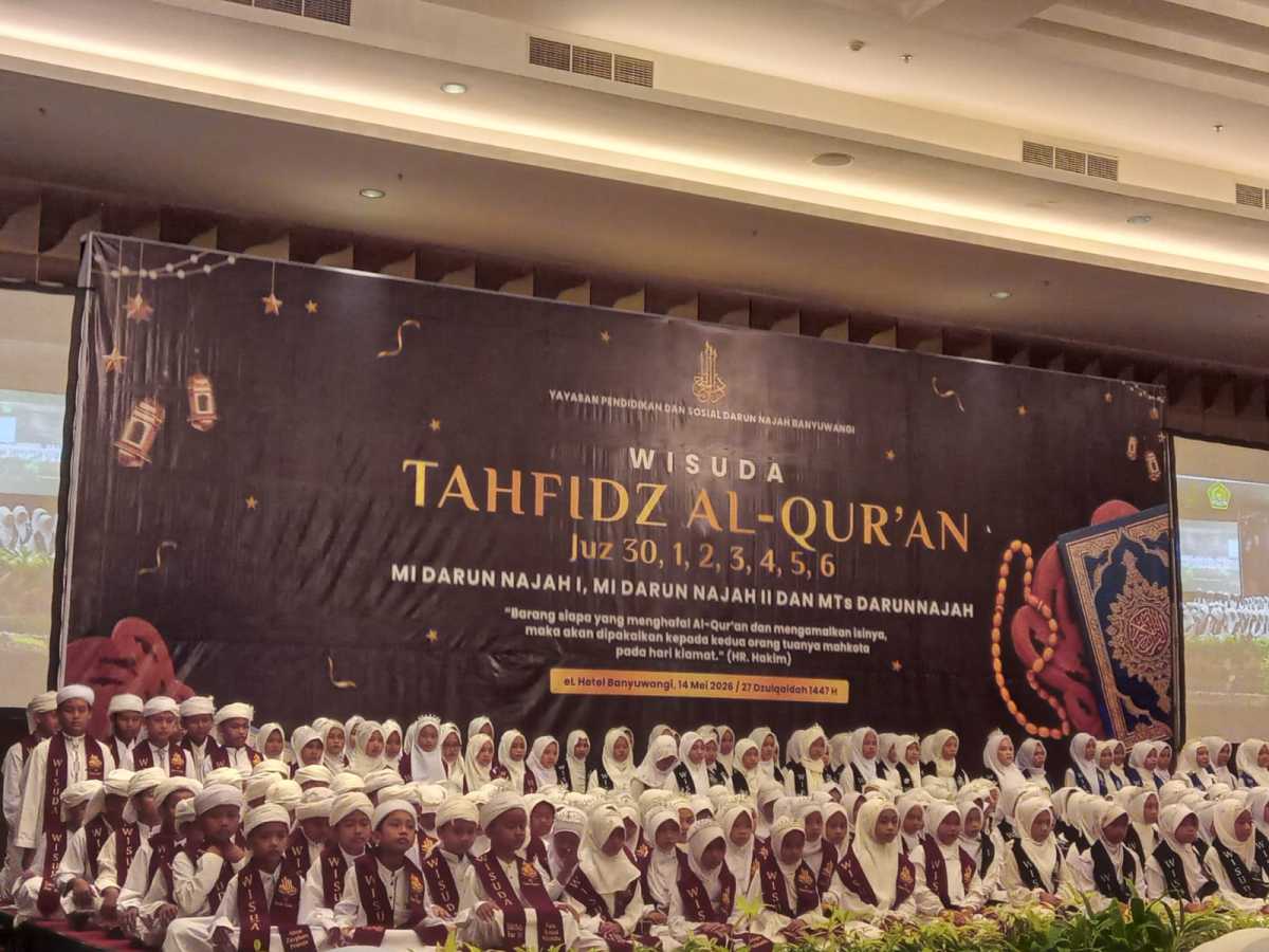Tangis Haru di Wisuda Tahfidz Darun Najah, Saat Anak-Anak Memuliakan Kalam Tuhan