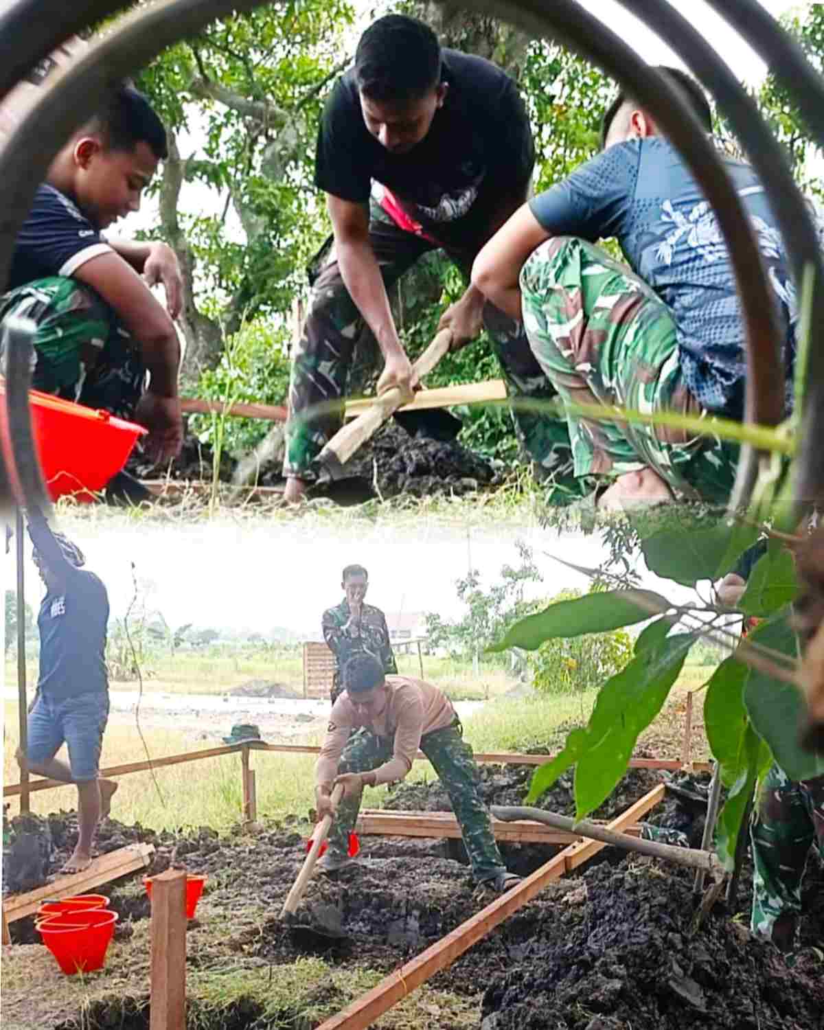 ‎Satgas TMMD 128 Gresik Kejar Tuntas Sumur Bor