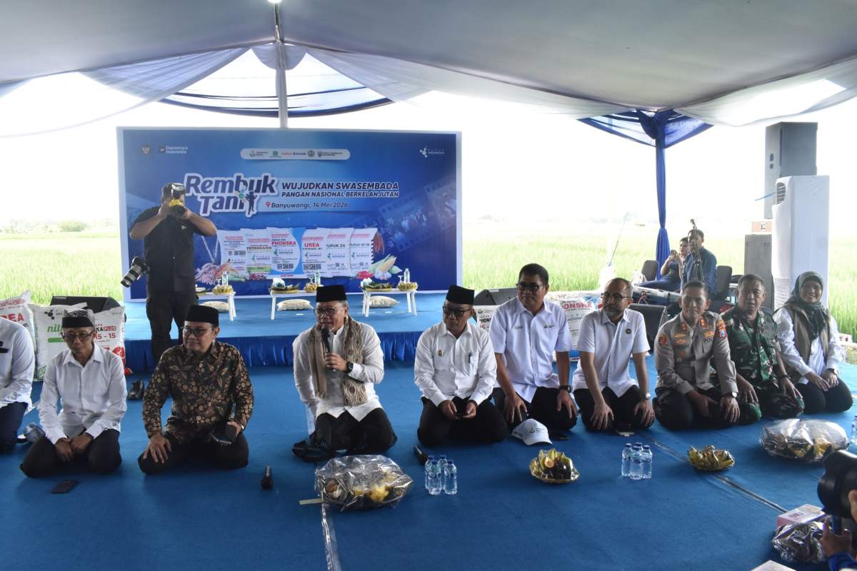 Dandim 0825/Banyuwangi Dampingi Menteri Koordinator Bidang Pangan Laksanakan Kunjungan Kerja di Banyuwangi, Perkuat Ketahanan Pangan Nasional