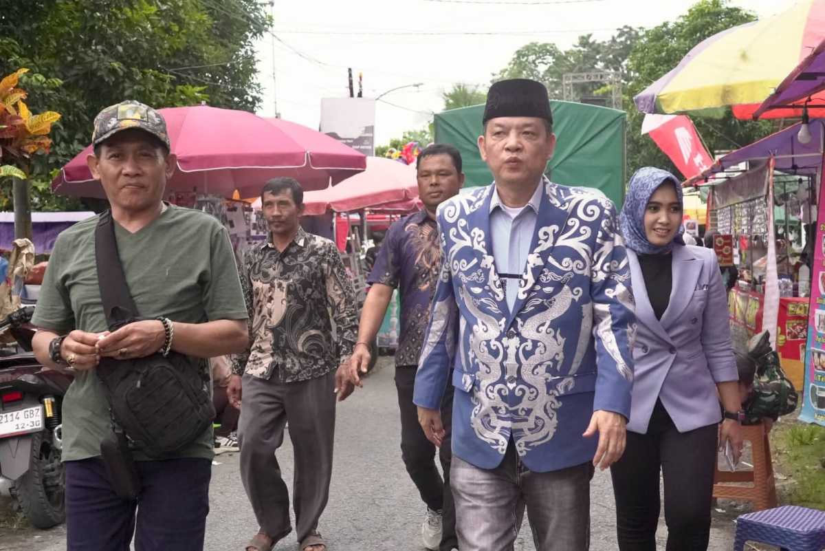 Michael Edy Hariyanto, Hadiri Bersih Desa Dusun Sumberjo Kepundungan Srono, Tunjukkan Sikap Humanis kepada Warga